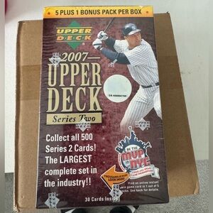 2007 Upper Deck Series Two Baseball Card Blaster Box
